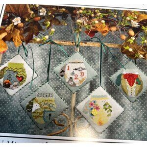 Vintage Cross Stitch Pattern Dickens Mittens Chapter One Design Collection